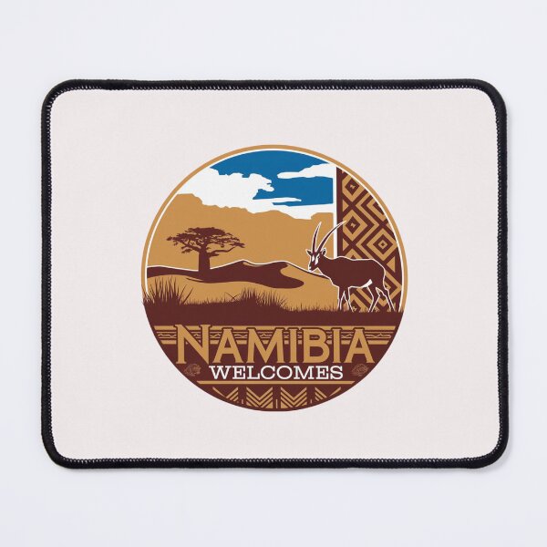Item preview, Namibia Welcomes Flag Map Namib Desert, Sossusvlei designed and sold by AnimalsDH305.