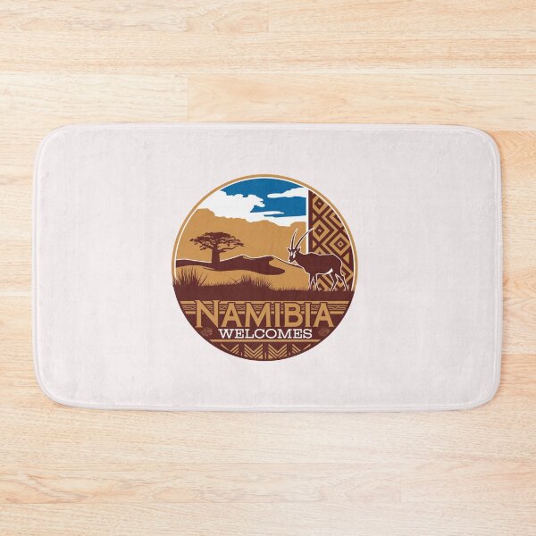 Item preview, Namibia Welcomes Flag Map Namib Desert, Sossusvlei designed and sold by AnimalsDH305.