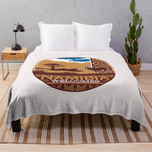 Item preview, Namibia Welcomes Flag Map Namib Desert, Sossusvlei designed and sold by AnimalsDH305.