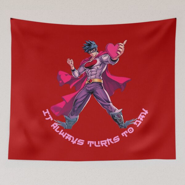 Item preview, It Always Turns To Day Anime Heart Hero designed and sold by TheFunnyGuyShop.