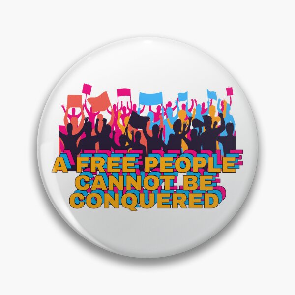 Item preview, A Free People Cannot Be Conquered designed and sold by progprints.