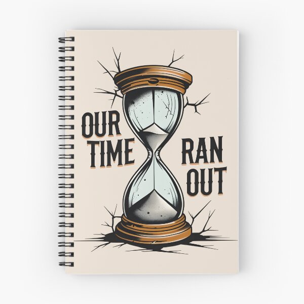 Item preview, Hourglass Drawing - "Our Time Ran Out" designed and sold by Tattee.