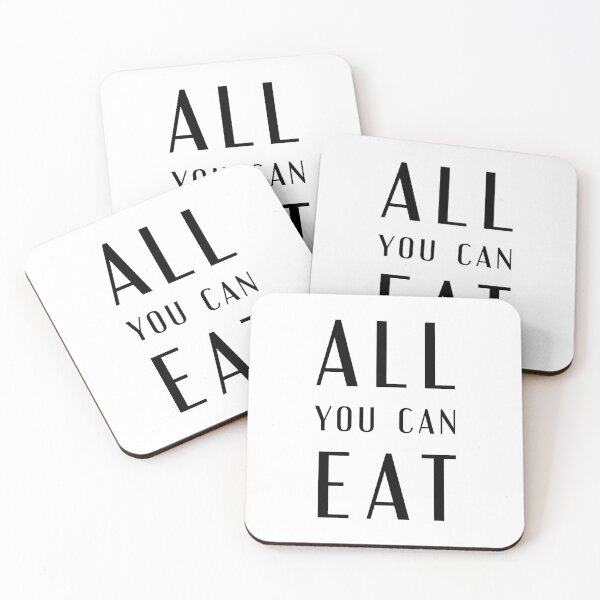 Item preview, ALL YOU CAN EAT, Unique designed and sold by villacreativa.