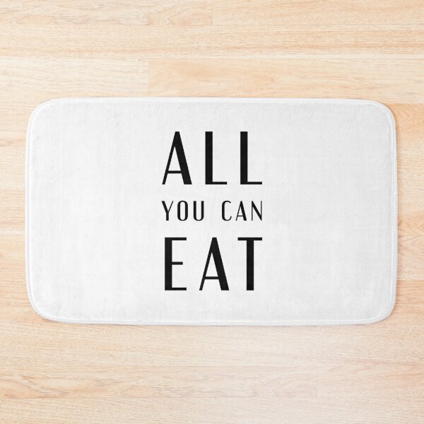 Item preview, ALL YOU CAN EAT, Unique designed and sold by villacreativa.