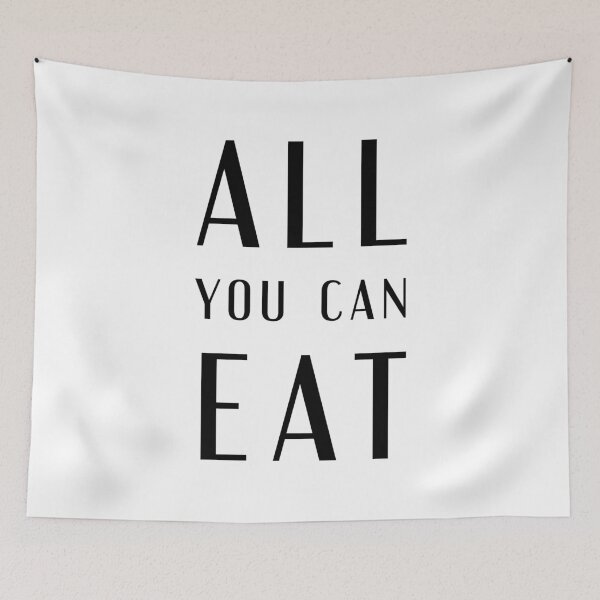 Item preview, ALL YOU CAN EAT, Unique designed and sold by villacreativa.