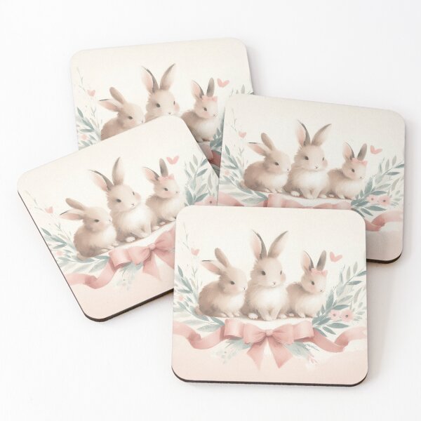 Item preview, Coquette Bunnies designed and sold by Dollette Heaven.