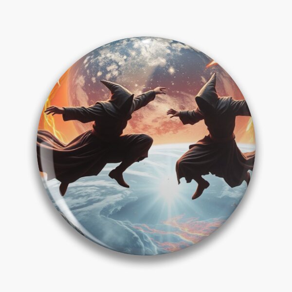 Item preview, dueling wizards designed and sold by CrackenCo.