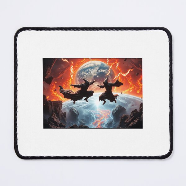Item preview, dueling wizards designed and sold by CrackenCo.