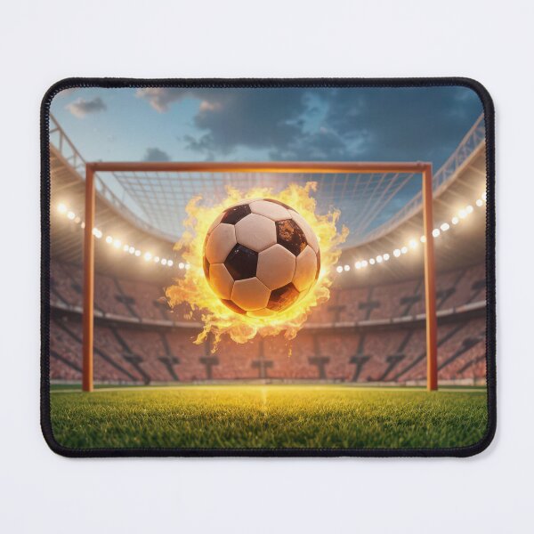 Item preview, Fiery Soccer Score designed and sold by Maria Dryfhout.