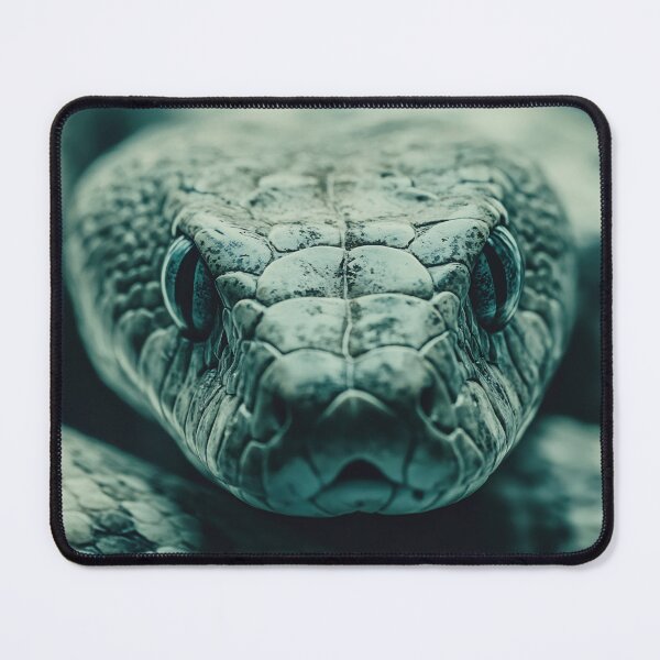 Item preview, Close-up of a striking green snake designed and sold by anytka.
