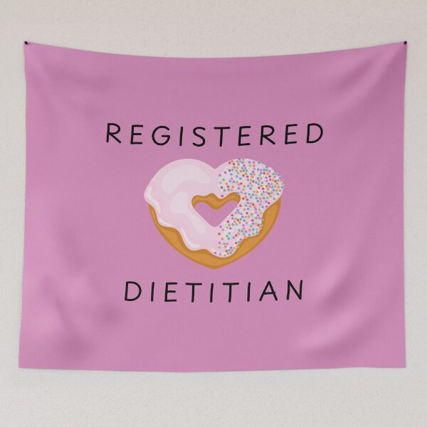 Item preview, Registered Dietitian Heart Donut designed and sold by rd-rd2b-apparel.