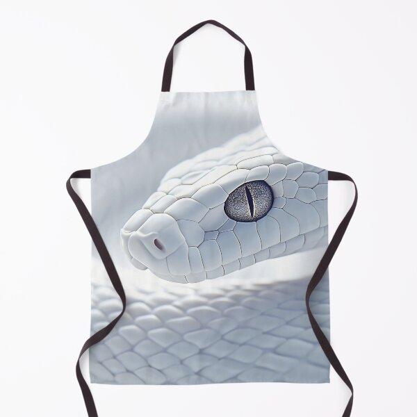 Item preview, White snake with striking features designed and sold by anytka.