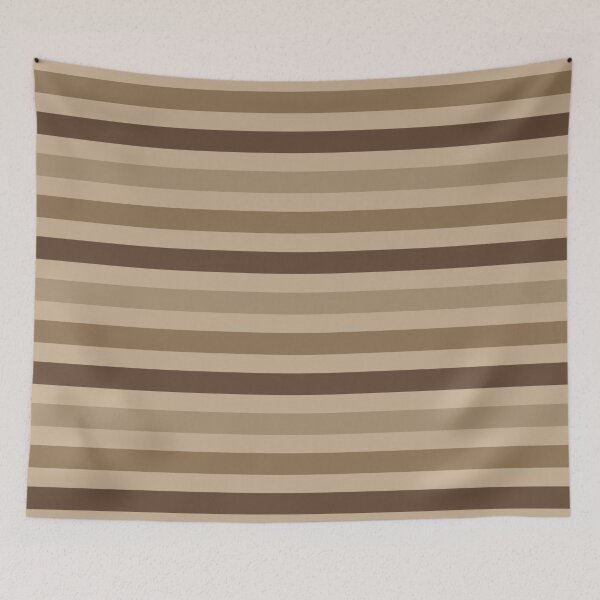 Item preview, Brown,beige stripes pattern designed and sold by cutecrazytshirt.