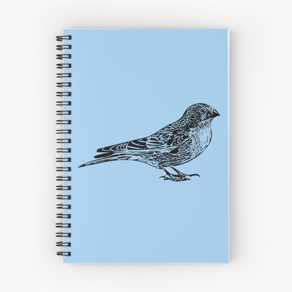 Item preview, Brown-capped Rosy-Finch Black Design  designed and sold by designsasstultd.