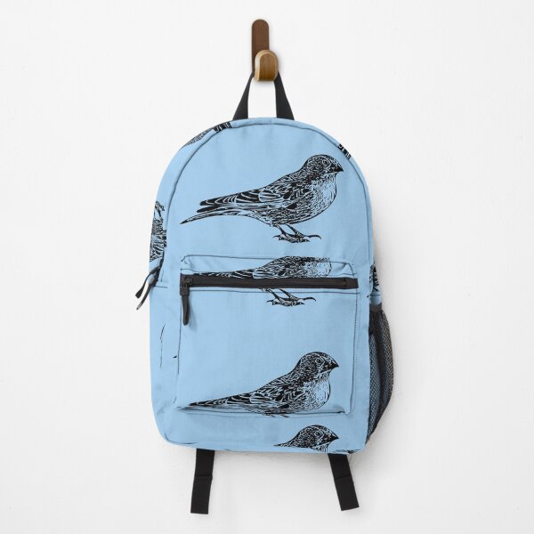 Item preview, Brown-capped Rosy-Finch Black Design designed and sold by designsasstultd.