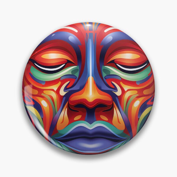 Item preview, Portrait of a man with colorful hair designed and sold by anytka.