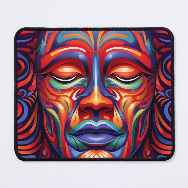 Item preview, Portrait of a man with colorful hair designed and sold by anytka.