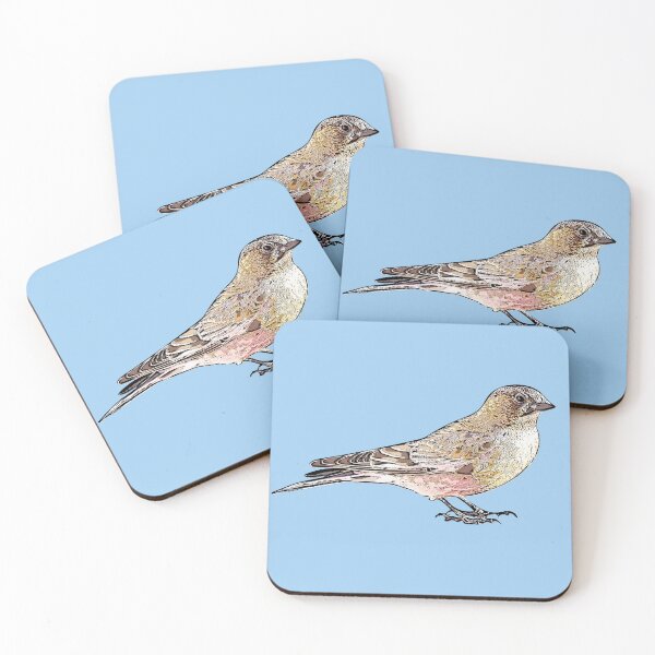 Item preview, Brown-capped Rosy-Finch Black Alternate Design  designed and sold by designsasstultd.