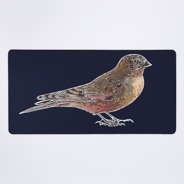 Item preview, Brown-capped Rosy-Finch White Alternate Design  designed and sold by designsasstultd.