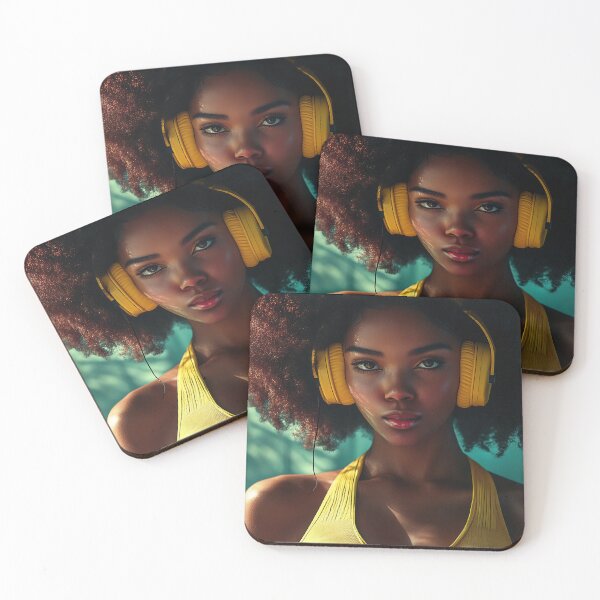 Item preview, Young woman vibing in light designed and sold by anytka.