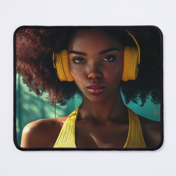 Item preview, Young woman vibing in light designed and sold by anytka.