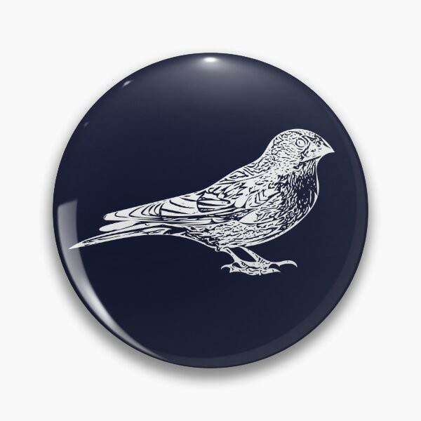 Item preview, Brown-capped Rosy-Finch White Design  designed and sold by designsasstultd.