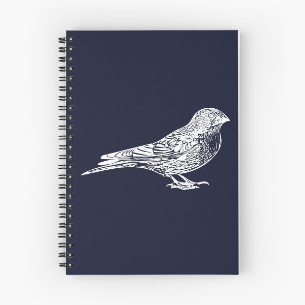 Item preview, Brown-capped Rosy-Finch White Design  designed and sold by designsasstultd.