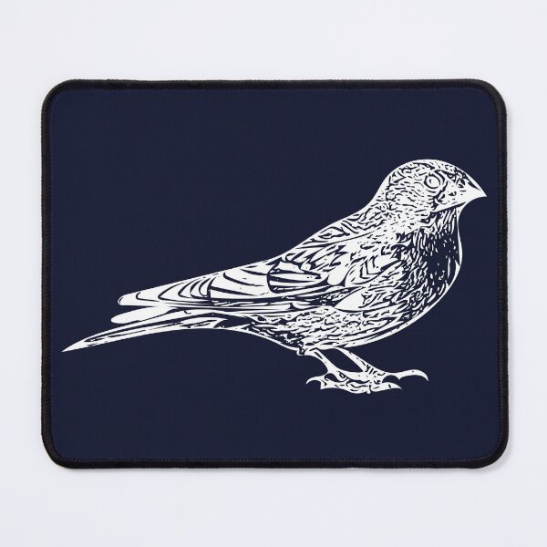 Item preview, Brown-capped Rosy-Finch White Design designed and sold by designsasstultd.