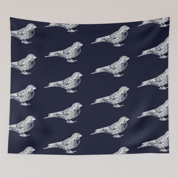 Item preview, Brown-capped Rosy-Finch White Design  designed and sold by designsasstultd.