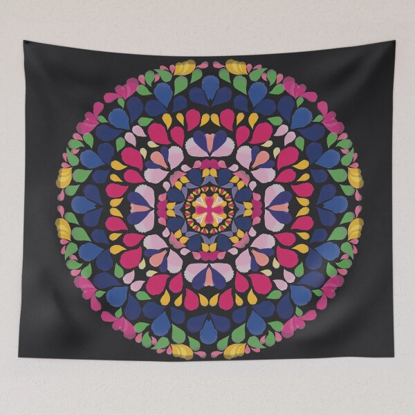 Item preview, mandala, floral pattern, flower mandala designed and sold by Calypsos-Garden.