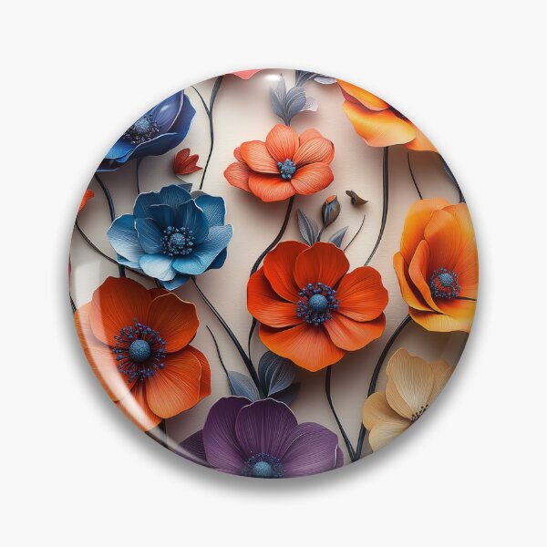 Item preview, Vibrant Colorful 3D Wildflower designed and sold by DigitalEffects.
