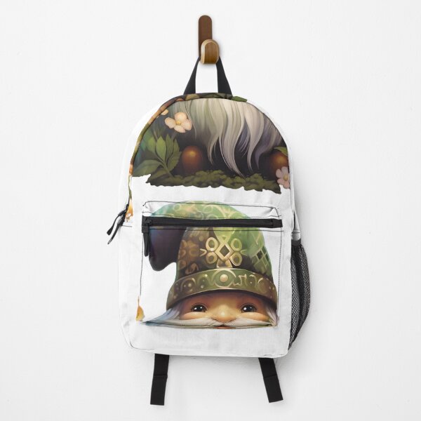 Item preview, Cute St. Patrick's Day Gnome with Mushrooms & Flowers - Fantasy Oil Painting Clipart designed and sold by AnnDesignStudio.