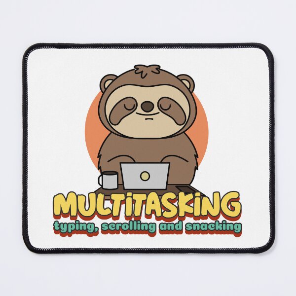 Item preview, Multitasking Sloth designed and sold by tshirtsthatwork.