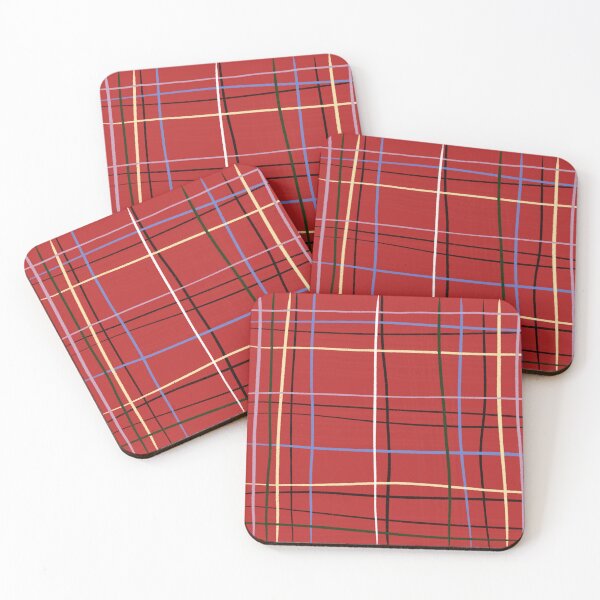 Item preview, Plaid design with red background designed and sold by MKTplaceDesign.