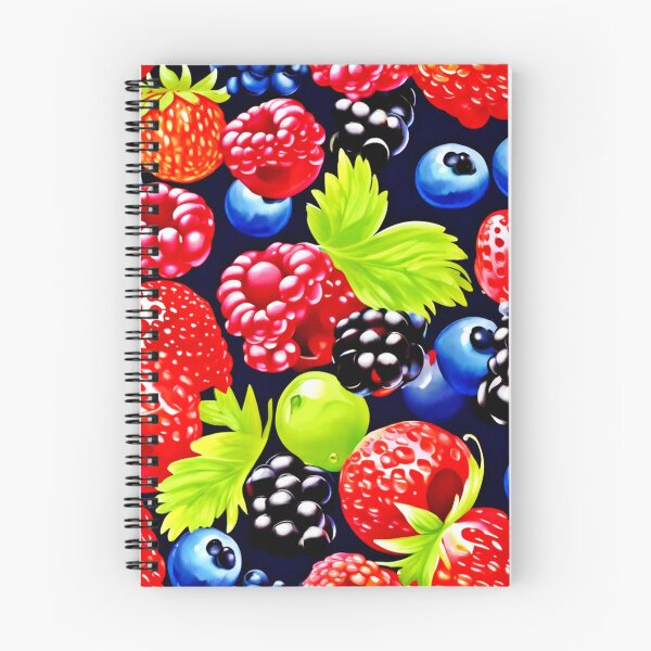 Item preview, Colorful Berry Medley Design designed and sold by Health And Fitness Posts e-Store.