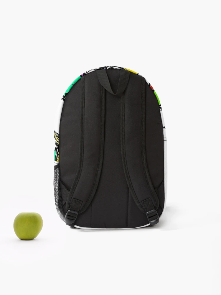 Thumbnail 2 of 3, Backpack, Cubes :) designed and sold by Raffgallery.