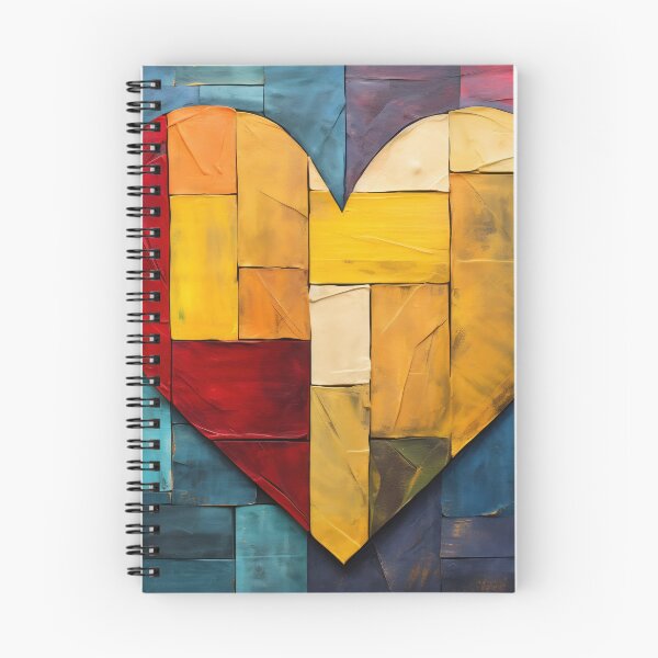 Item preview, Patchwork Heart on Textured Wooden Panels designed and sold by anytka.