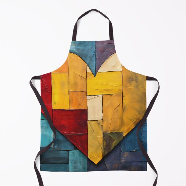 Item preview, Patchwork Heart on Textured Wooden Panels designed and sold by anytka.