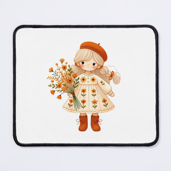 Item preview, Whimsical Autumn Girl designed and sold by EllsLittleStore.