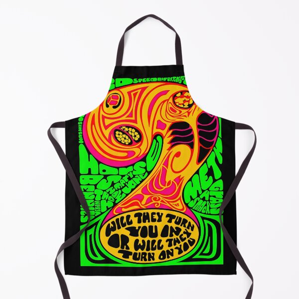 Item preview, Psychedelic Anti Drug - 1970 POP Art designed and sold by blackink-design.