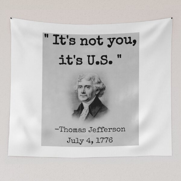 Item preview, Funny Thomas Jefferson Independence Day USA History designed and sold by vyascreations.