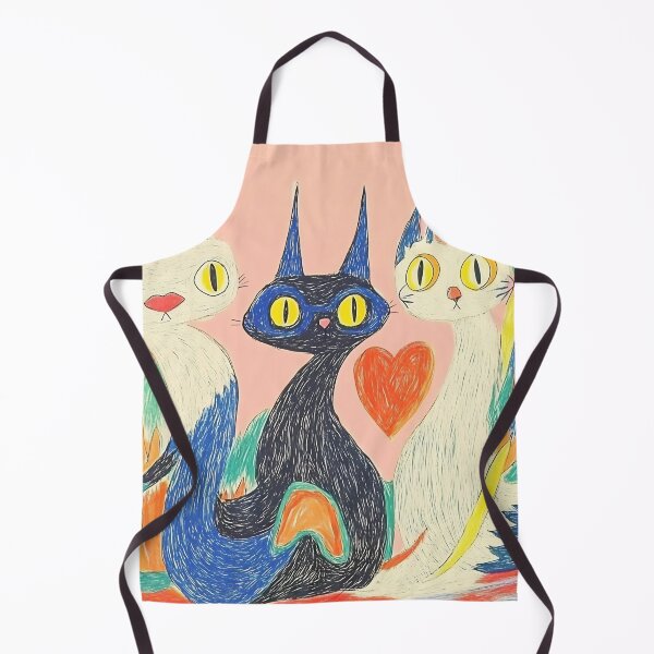 Item preview, Vibrant cat art details designed and sold by anytka.