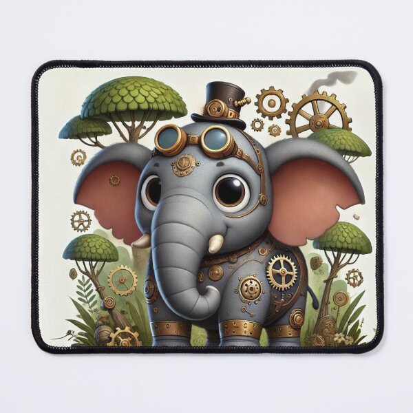 Item preview, Steampunk Sumatran Elephant designed and sold by Sillytoe.
