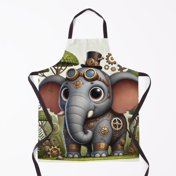 Item preview, Steampunk Sumatran Elephant designed and sold by Sillytoe.