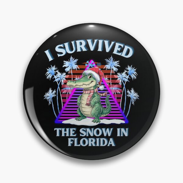 Item preview, I Survived the Snow in Florida Alligator designed and sold by TynesDesign.