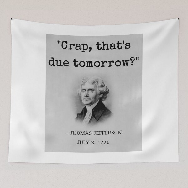 Item preview, Funny Thomas Jefferson Independence Day USA History designed and sold by vyascreations.