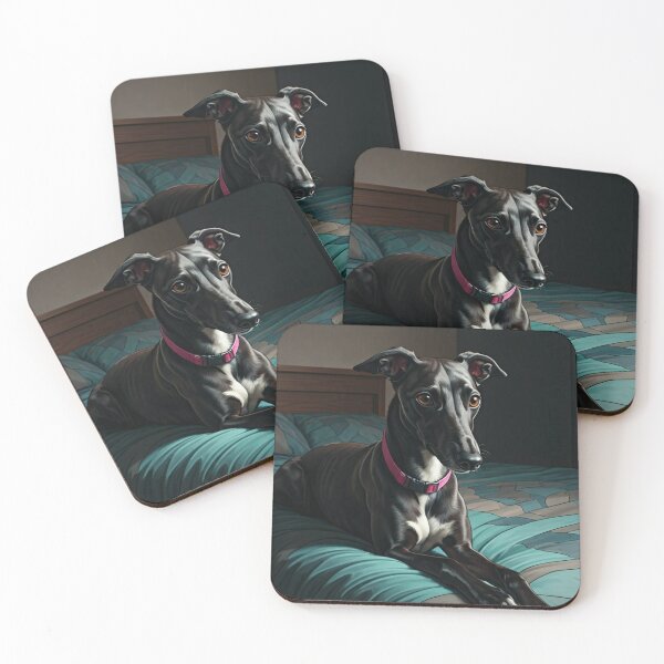 Item preview, Whippet on Bed designed and sold by Fia2025.