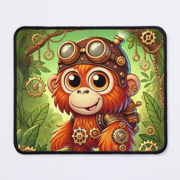 Item preview, Steampunk Sumatran Orangutan designed and sold by Sillytoe.