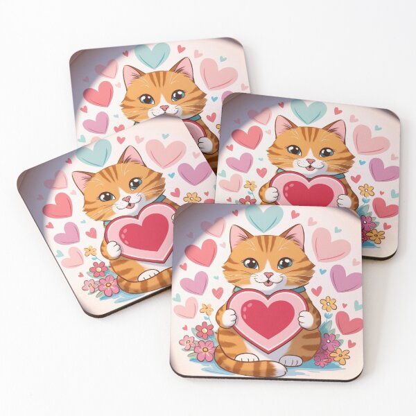 Item preview, A cat Valentine   designed and sold by Aisha  Hamza.