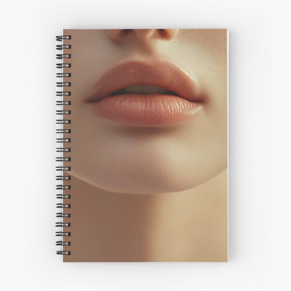 Item preview, A close-up view of full, well-defined lips illuminated by soft natural light, creating a serene and inviting ambiance. designed and sold by anytka.